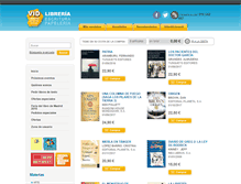 Tablet Screenshot of libreriavid.com
